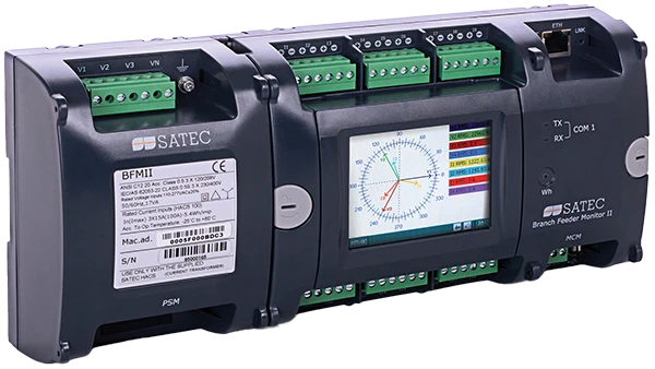 SATEC BFM-II Branch Feeder Monitor For Multi-Circuit Power and Energy Metering