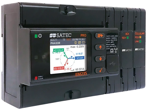 SATEC EM235 PRO - IEC61850 Multifunction AC / DC Power Meter and Power Quality Analyser